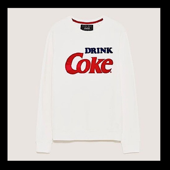 Zara Coca Cola Sweatshirt size L - Picture 2 of 9